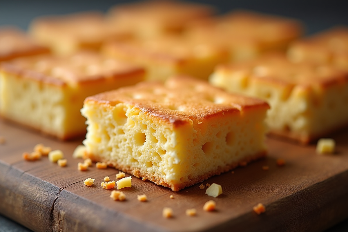 Base de biscuit croustillant pour gâteau en gros plan